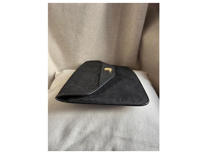 Borsa a pochette Christian Dior Nero D'oro - vista 20