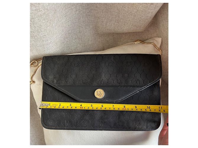 Borsa a pochette Christian Dior Nero D'oro - vista 21