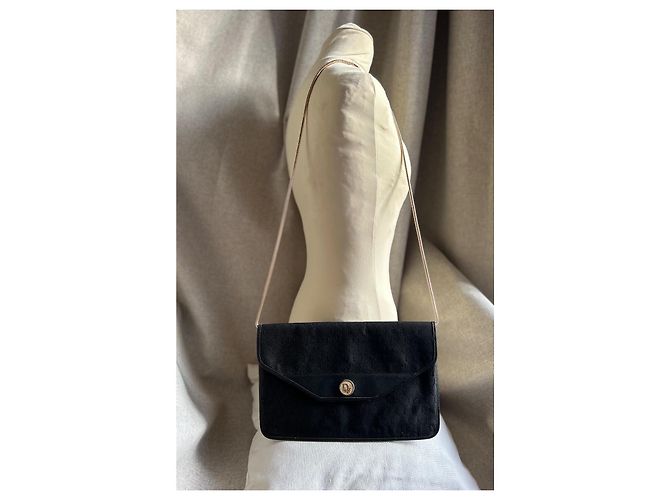 Borsa a pochette Christian Dior Nero D'oro - vista 5