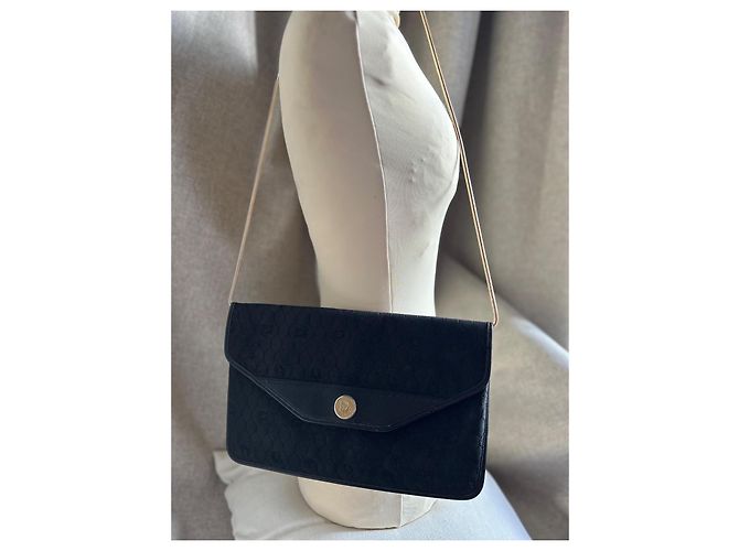 Borsa a pochette Christian Dior Nero D'oro - vista 7