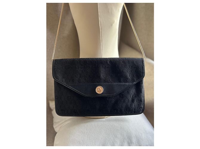 Borsa a pochette Christian Dior Nero D'oro - vista 8