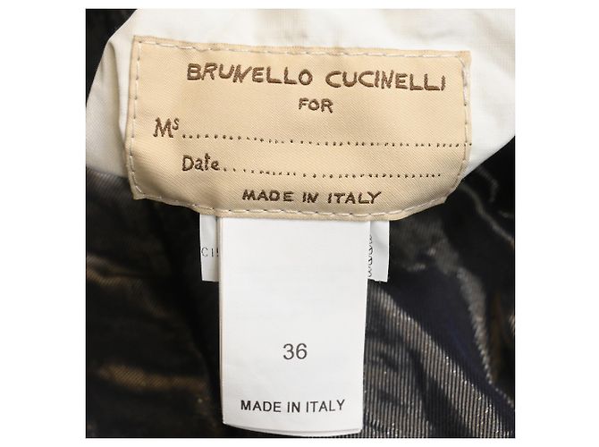 Brunello Cucinelli Reversible Down Jacket in White Polyamide Cream - view 4