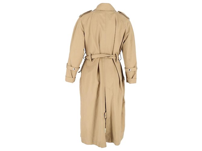 Abrigo cruzado con cinturón de Acne Studios en algodón marrón Castaño Roja - vista 3