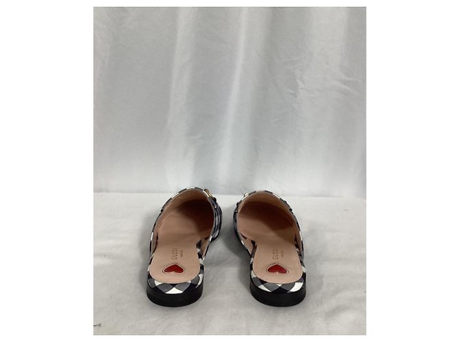 Mules Gucci Princetown Horsebit in cotone multicolore - vista 10