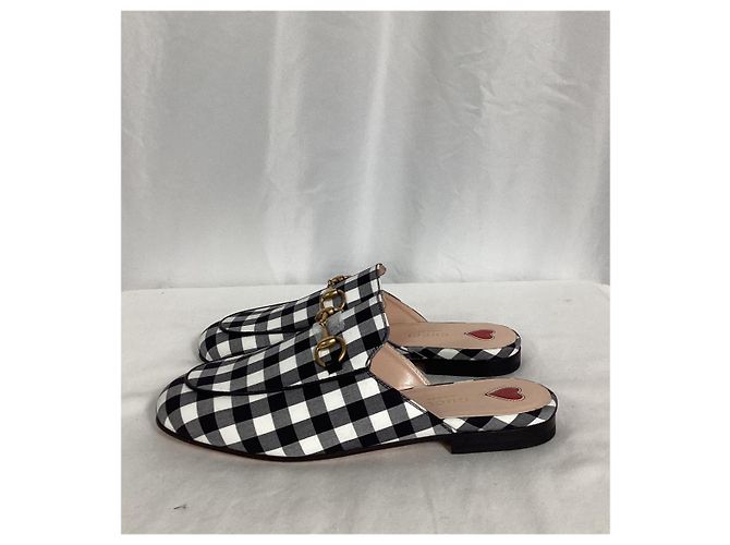 Mules Gucci Princetown Horsebit in cotone multicolore - vista 11