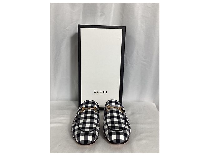 Mules Gucci Princetown Horsebit in cotone multicolore - vista 12