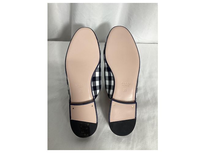 Mules Gucci Princetown Horsebit in cotone multicolore - vista 14