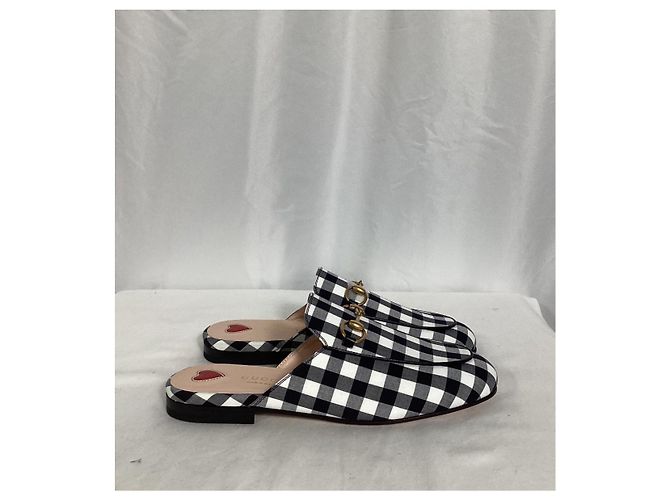 Mules Gucci Princetown Horsebit in cotone multicolore - vista 8
