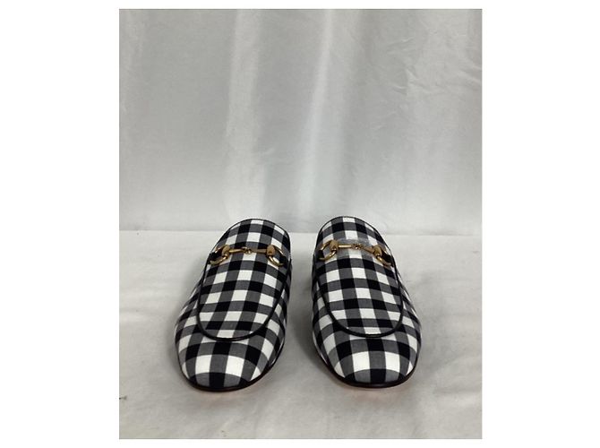 Mules Gucci Princetown Horsebit in cotone multicolore - vista 9