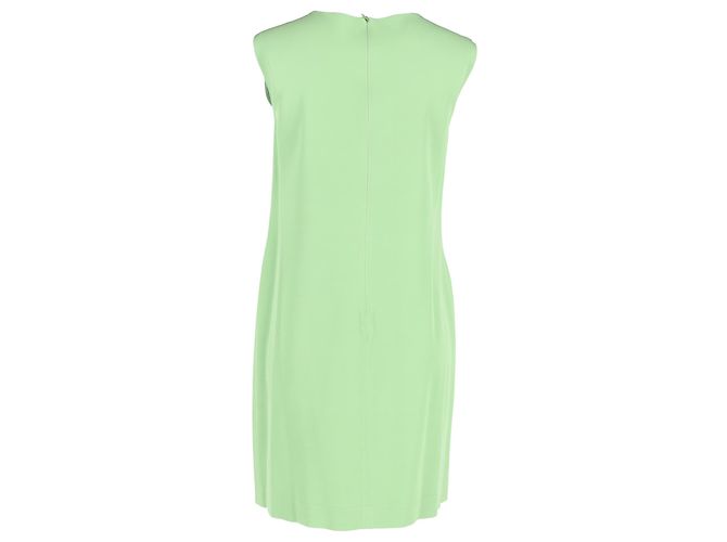 Abito mini decorato Moschino Cheap and Chic in seta verde - vista 3