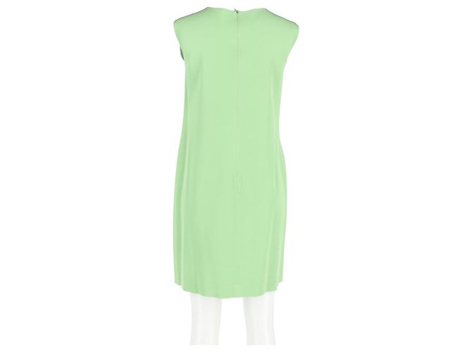 Abito mini decorato Moschino Cheap and Chic in seta verde - vista 6
