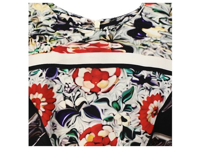 Abito stampato al ginocchio di Mary Katrantzou in seta multicolore - vista 5