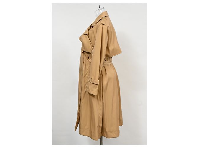 Abrigo Trench Simone Rocha en poliamida marrón Castaño Roja - vista 4