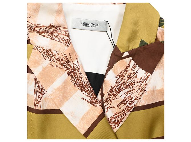 Midi-Länge Kleid von Rachel Comey aus mehrfarbiger Seide Mehrfarben - Ansicht 5