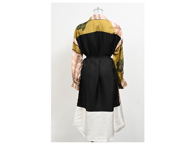 Midi-Länge Kleid von Rachel Comey aus mehrfarbiger Seide Mehrfarben - Ansicht 9