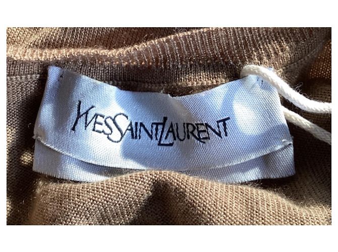 Brauner Cashmere-Top von Saint Laurent Rot - Ansicht 11