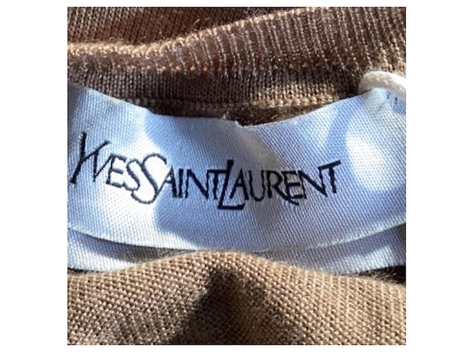 Brauner Cashmere-Top von Saint Laurent Rot - Ansicht 5