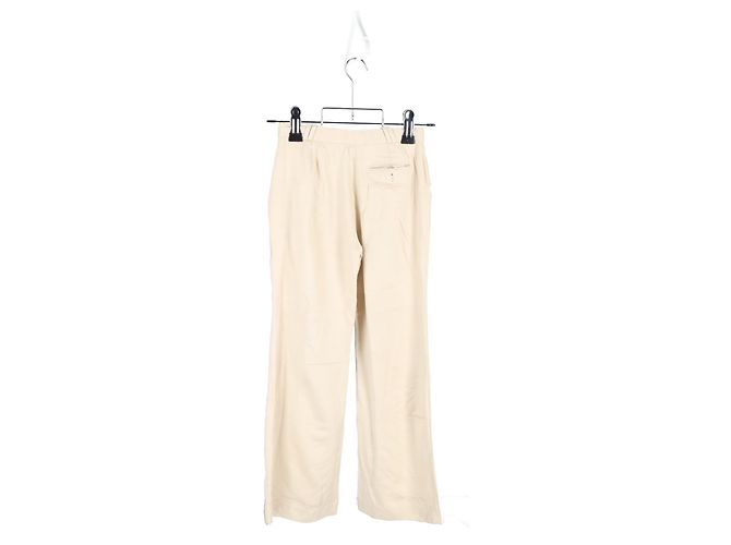 Pantalones anchos plisados de Acne Studios en viscosa nude Castaño Carne - vista 5