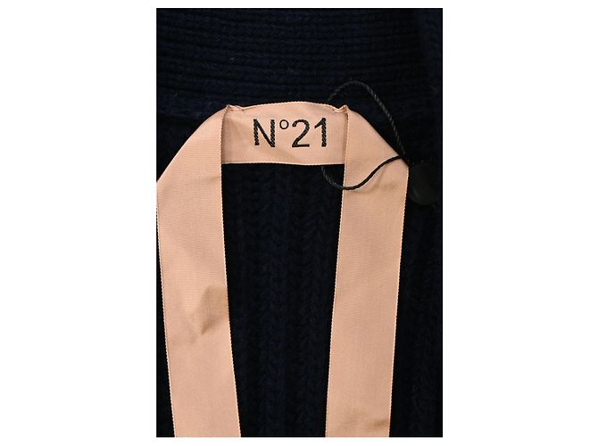 Autre Marque Gestreifter oversized Cardigan aus mehrfarbiger Wolle Nº21 Mehrfarben - Ansicht 9