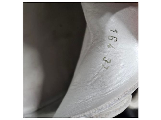 Tênis baixos Adriana em couro branco da Acne Studios - vista 7