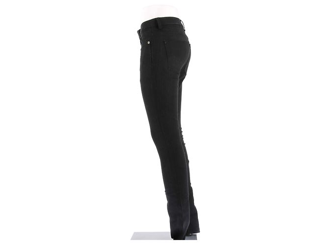 Jeans SAINT LAURENT T.US 28 Denim - Jeans Negro - vista 2