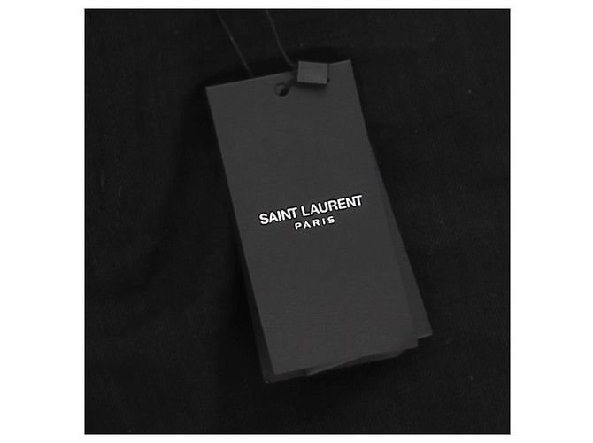 Jeans SAINT LAURENT T.US 28 Denim - Jeans Negro - vista 6