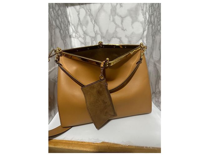 Grande borsa a vela Etro Paris Marrone chiaro - vista 8