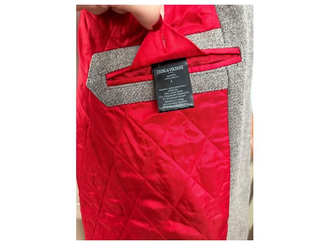 Zadig & Voltaire Zadig Voltaire Herrenmantel Grau - Ansicht 10
