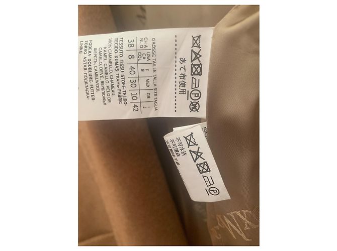 Chaqueta Max Mara de pelo de camello camel - vista 11