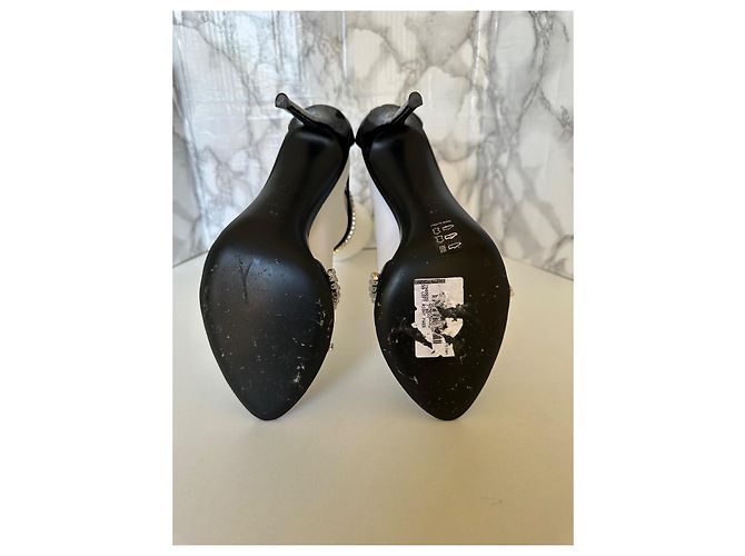 Sandali Giuseppe Zanotti con Strass Neri in Vernice 38 Nero - vista 4