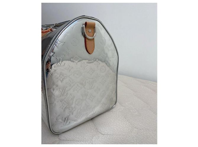 Abbesses Louis Vuitton keepall 50 miroir édition limitée Argenté - vue 2