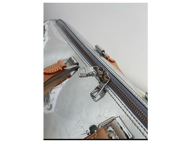 Abbesses Louis Vuitton keepall 50 miroir édition limitée Argenté - vue 3