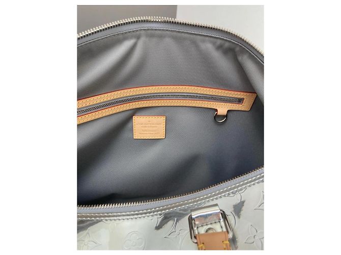 Abbesses Louis Vuitton keepall 50 miroir édition limitée Argenté - vue 4