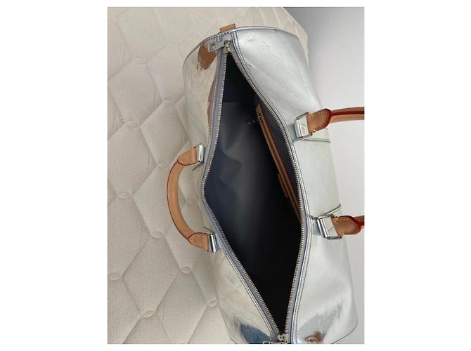 Abbesses Louis Vuitton keepall 50 miroir édition limitée Argenté - vue 5