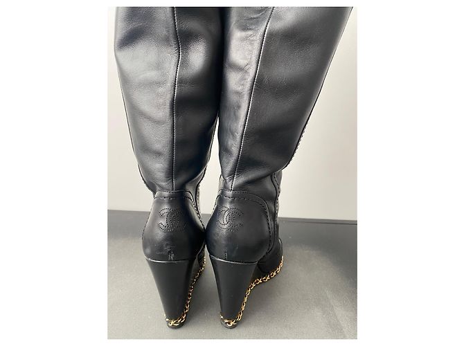 Stiefel Chanel Schwarz - Ansicht 3
