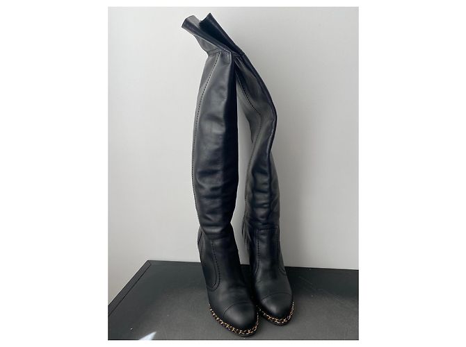 Stiefel Chanel Schwarz - Ansicht 6