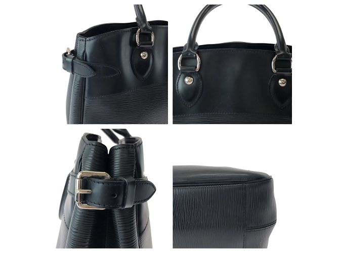 Borsa Louis Vuitton Epi Passy PM Nero - vista 5