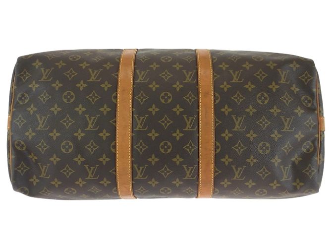 Louis Vuitton Monogram Keepall 50 Bandoulière Marrone - vista 10