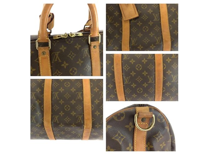 Louis Vuitton Monogram Keepall 50 Bandoulière Marrone - vista 5