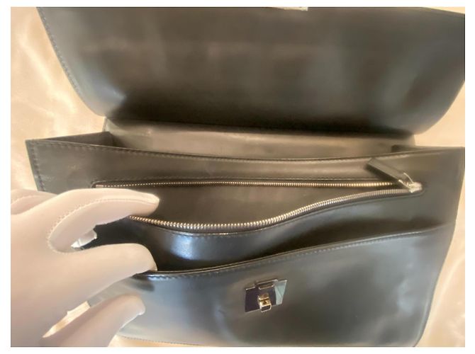 Marmont Borsa a tracolla Gucci in pelle nera da uomo Nero - vista 4