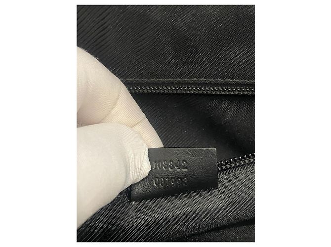 Marmont Borsa a tracolla Gucci in pelle nera da uomo Nero - vista 8