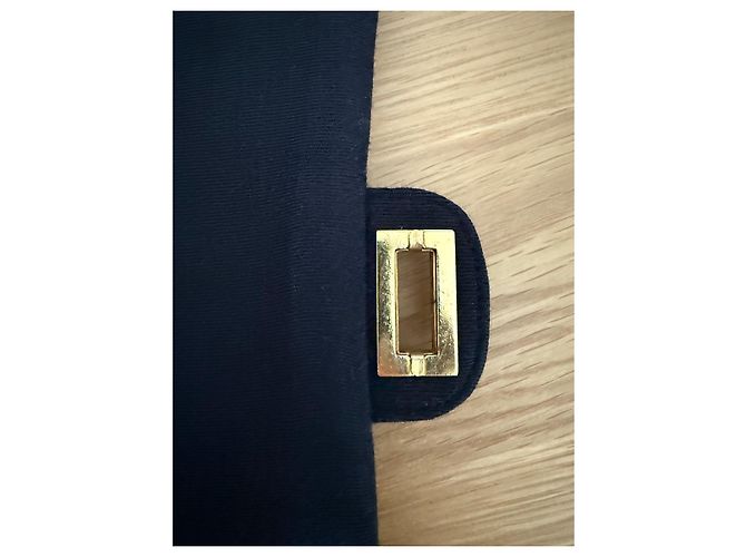 Chanel 2.55 Vintage-Jersey-Tasche Schwarz - Ansicht 10