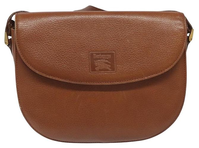 Autre Marque Borsa a Spalla Burberrys in Pelle Marrone Oro Auth bs21879 D'oro - vista 13