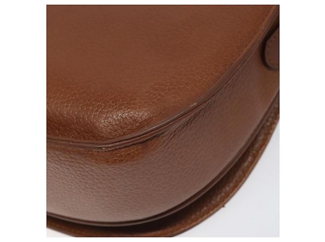 Autre Marque Borsa a Spalla Burberrys in Pelle Marrone Oro Auth bs21879 D'oro - vista 15