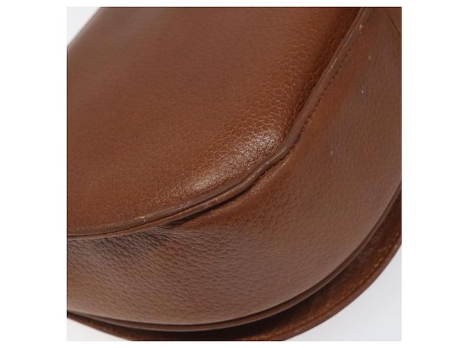 Autre Marque Borsa a Spalla Burberrys in Pelle Marrone Oro Auth bs21879 D'oro - vista 16