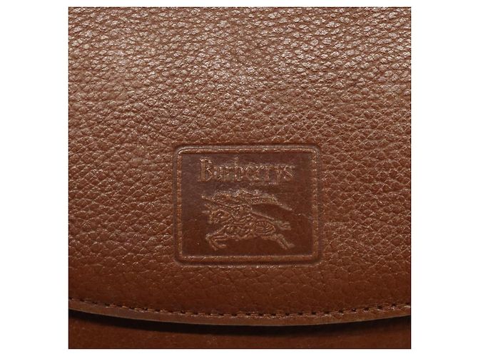 Autre Marque Borsa a Spalla Burberrys in Pelle Marrone Oro Auth bs21879 D'oro - vista 17