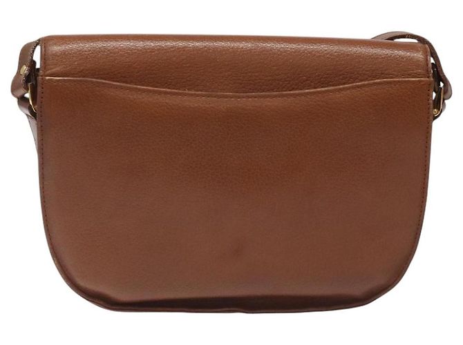 Autre Marque Borsa a Spalla Burberrys in Pelle Marrone Oro Auth bs21879 D'oro - vista 2