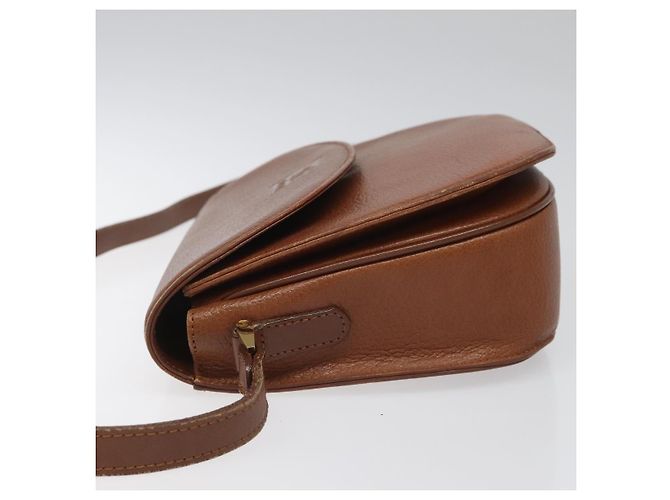 Autre Marque Borsa a Spalla Burberrys in Pelle Marrone Oro Auth bs21879 D'oro - vista 4