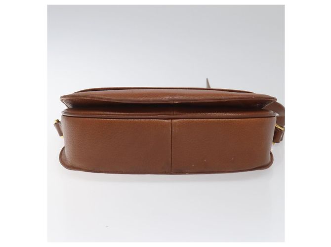 Autre Marque Borsa a Spalla Burberrys in Pelle Marrone Oro Auth bs21879 D'oro - vista 5