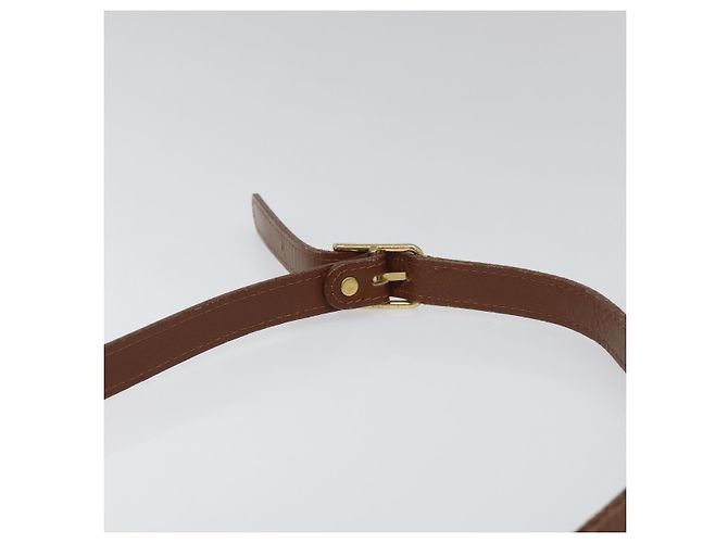 Autre Marque Borsa a Spalla Burberrys in Pelle Marrone Oro Auth bs21879 D'oro - vista 8
